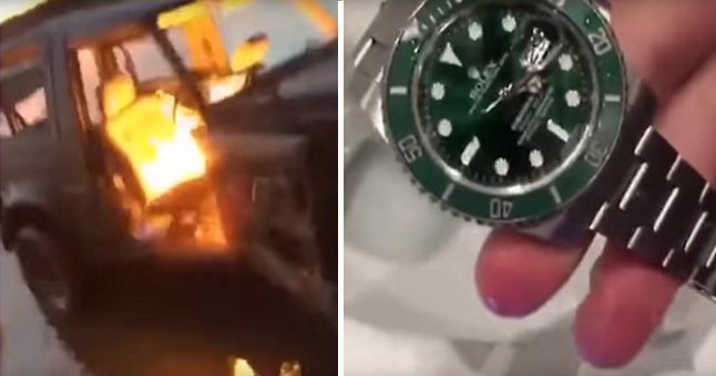 Rich Spoiled Brats Torch Mercedes And Flush Rolex Down Toilet, All For Fun - World Of Buzz 6