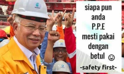 The Internet Is In A Ruckus Over How Najib Wore His Safety Helmet Wrongly - World Of Buzz 4