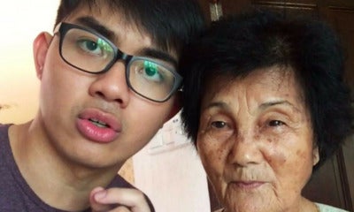 Video Of Malaysian Grandson Bullied Grandma In A Loving Way Going Viral - World Of Buzz 3