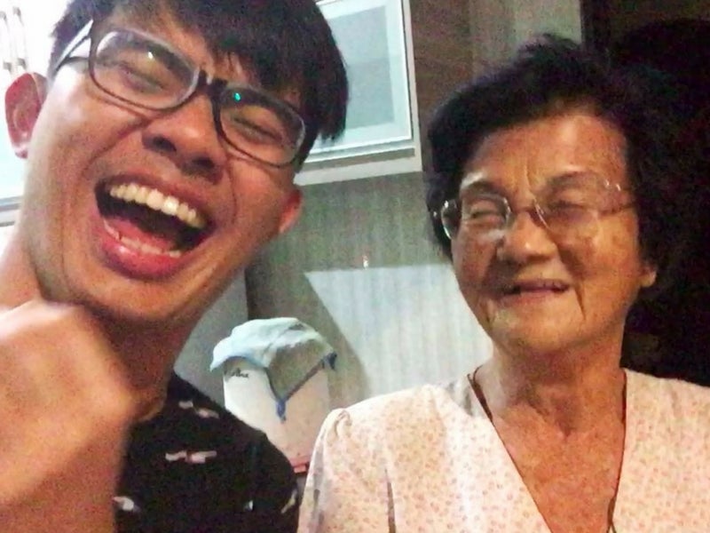 Video Of Malaysian Grandson Bullied Grandma In A Loving Way Going Viral - World Of Buzz