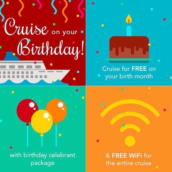 Cruise For Free On Your Birthday Month. - World Of Buzz