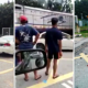 Malaysian Driver Illegally Parks Car Next To Train Tracks, Whole Bumper Gets Torn Off - World Of Buzz 3