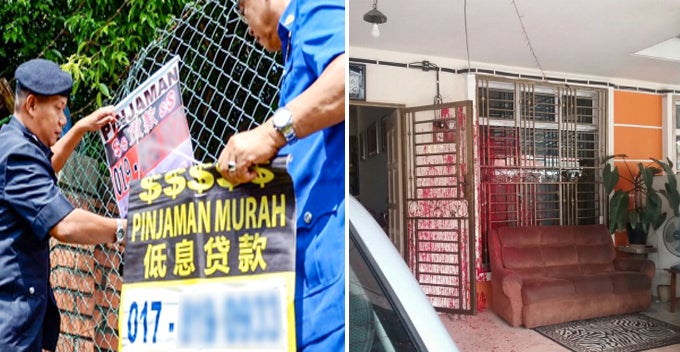 Malaysian Family'S House Vandalized By Loan Sharks, Turns Out They Got The Wrong House - World Of Buzz 1