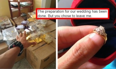 Malaysian Man Painstakingly Prepares Wedding, Fiancée Bails On Him Last Minute - World Of Buzz