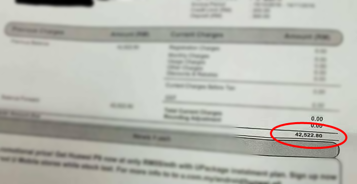 Malaysian Man Receives Rm 42,500 Of Phone Bill, After Data Roaming For Just 3 Days - World Of Buzz 4