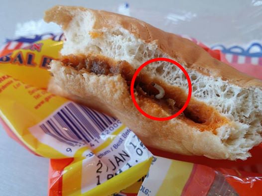 Malaysian Man Shockingly Found Maggot In Gardenia Bread But The Company Says It's Impossible - World Of Buzz