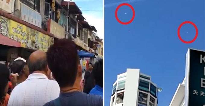 Malaysians Uploaded Footage Of 'Ufos' Flying Over Komtar And It'S Going Viral - World Of Buzz 1