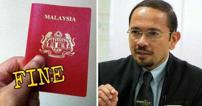 Malaysians Will Be Fined By The Immigration Department If They Lose Their Passport - World Of Buzz