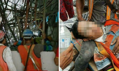 Scaffolding On Construction Site Collapses In Bangi, One Person Reported Crushed To Death - World Of Buzz