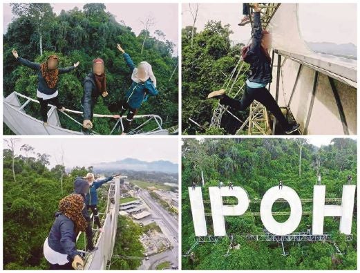 Youngsters Who Went Viral Climbing The Ipoh Sign In Hot Water - World Of Buzz