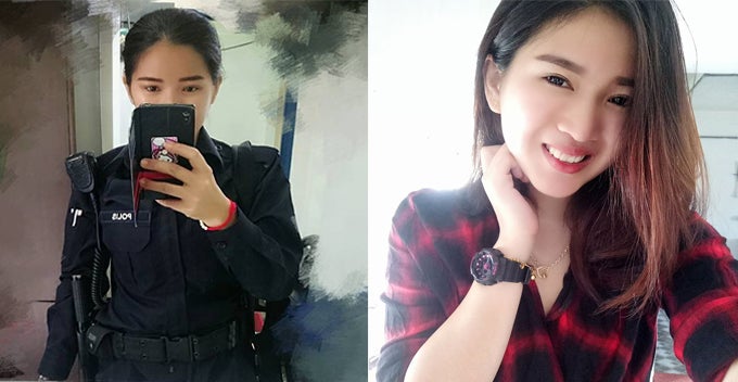 Another Malaysian Female Police Officer Got Netizens Begging To Be ‘Arrested’ - World Of Buzz