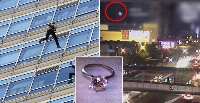 Chinese Guy Abseiling From 29th Floor To Propose With Diamond Ring, Plunges To Death - World Of Buzz