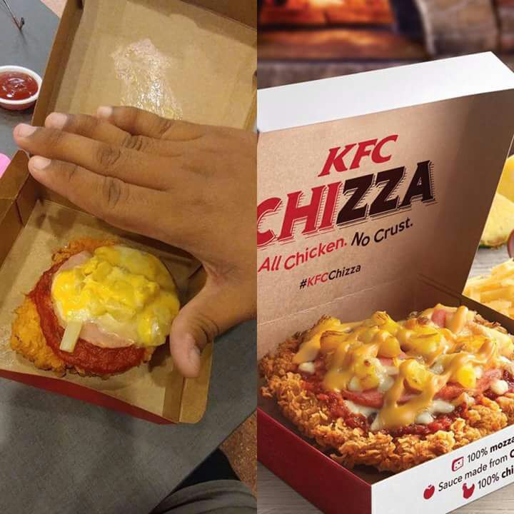 Kfc 'Chizza' Goes Viral After Singaporeans Post Truly Heartbreaking - World Of Buzz 1