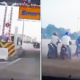 Malaysian Lady Driver'S Dash-Cam Caught Mat Rempit Blocking Toll Booth To Use As Starting Line - World Of Buzz 1