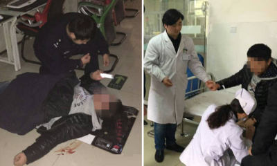 Man Insist On Gaming Even After Spitting Blood And Collapsing On Ground. - World Of Buzz 5