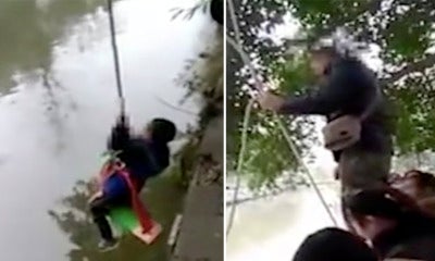 Merciless Chinese Father Hangs 7-Year-Old Son Above River And Tests Son'S Arithmetic Skills - World Of Buzz