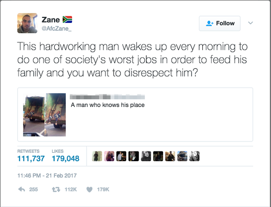 Netizens Back Up Garbage Man Whose Picture Was Used As The Butt Of A Joke - World Of Buzz 1