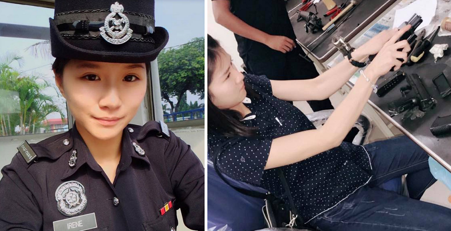 Malaysian Female Police Officer Got Netizens Suddenly