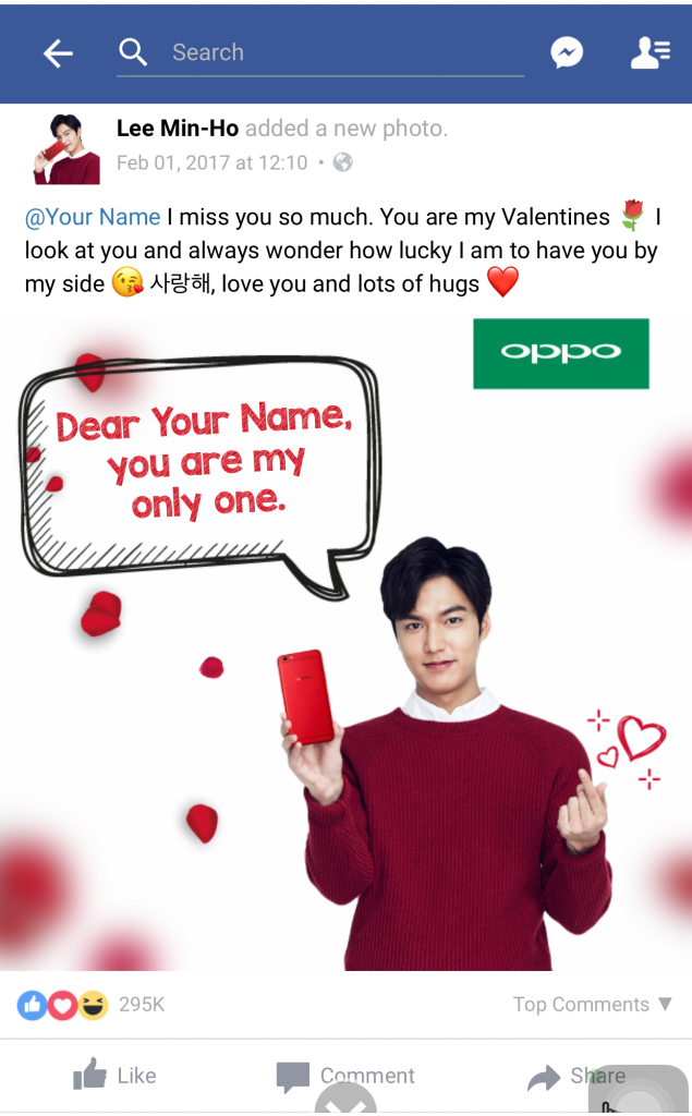 [TEST] Malaysians Can Now Receive Personalised Valentine's Messages From Korean Hottie Lee Min-Ho - World Of Buzz 3