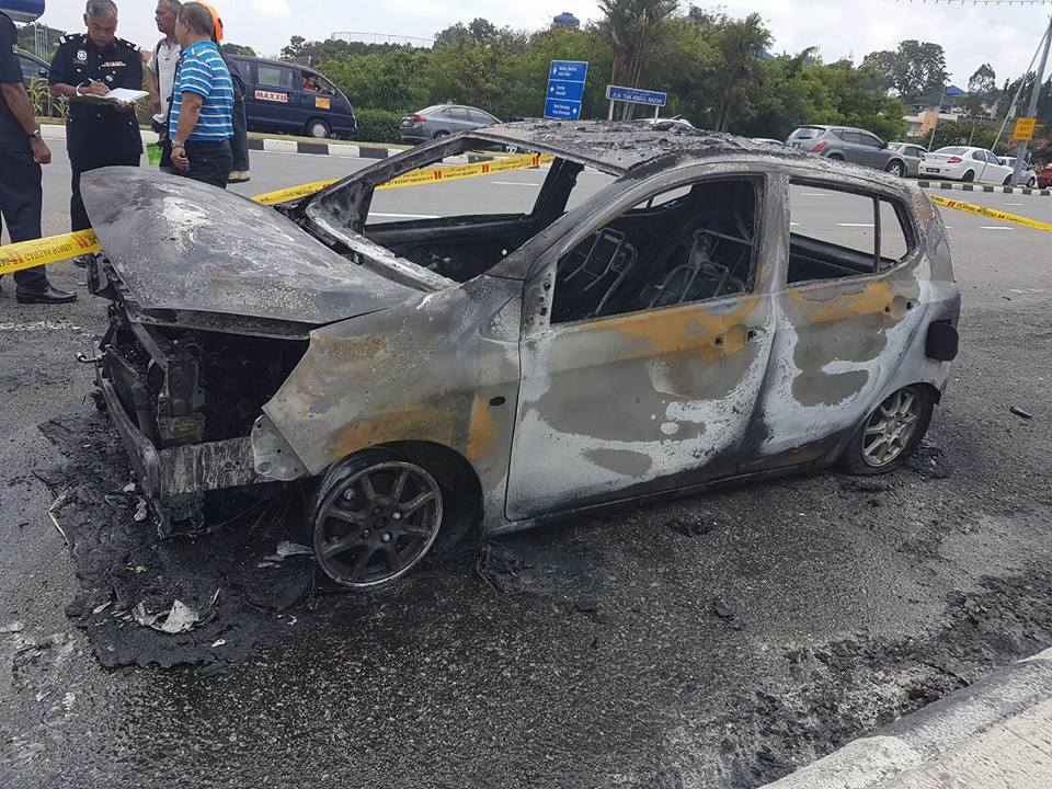 "My Mom's Car Perodua Axia Exploded This Morning 