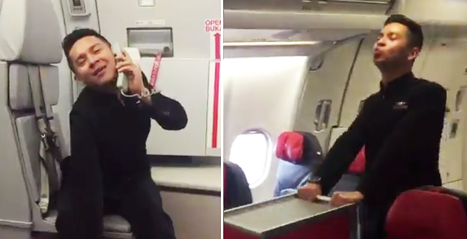 Airasia Steward Dances To Britney Spears' &Quot;Toxic&Quot;, Catches Tony Fernandes' Attention - World Of Buzz 2