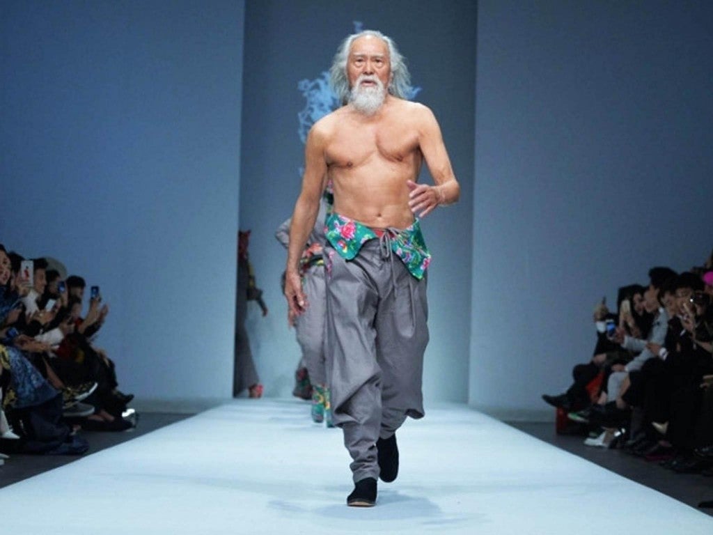 China's Hottest Grandpa Lands A Deal With Reebok - World Of Buzz 1