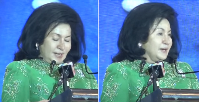 Emcee Accidentally Interrupted Rosmah's Speech And See How She Handle It! - World Of Buzz