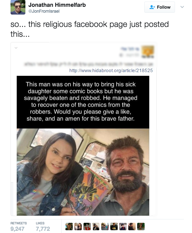 Facebook Group Shares Inspiring Story About Father, Turns Out It's Wolverine - World Of Buzz 1