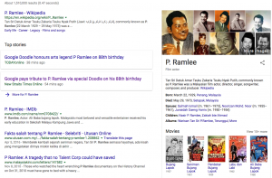 Google Homepage Pays Tribute To P. Ramlee - World Of Buzz