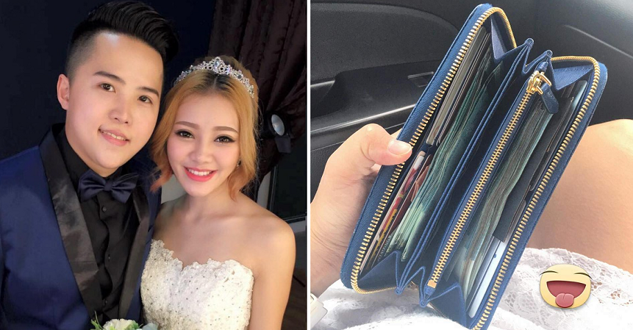 Malaysian Husband Shows His Love By Putting Stacks Of Cash Into Wife's Purse - World Of Buzz 3