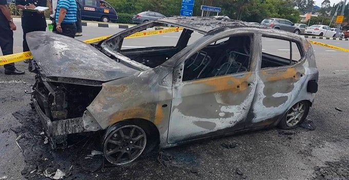 "My Mom's Car Perodua Axia Exploded This Morning..." - World Of Buzz