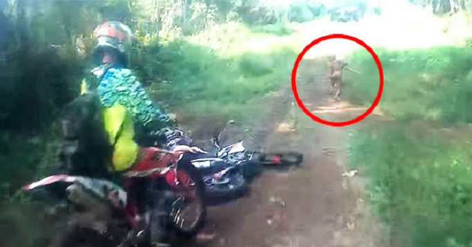 Mysterious Figure Spotted By Biker Spark Huge Debate. - World Of Buzz 3