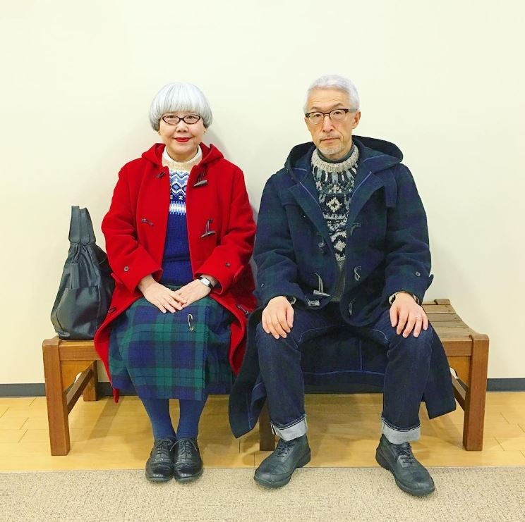 Netizens Get 'Diabetes' Just By Watching This Loving Elderly Couple In Their Matching Outfits - World Of Buzz