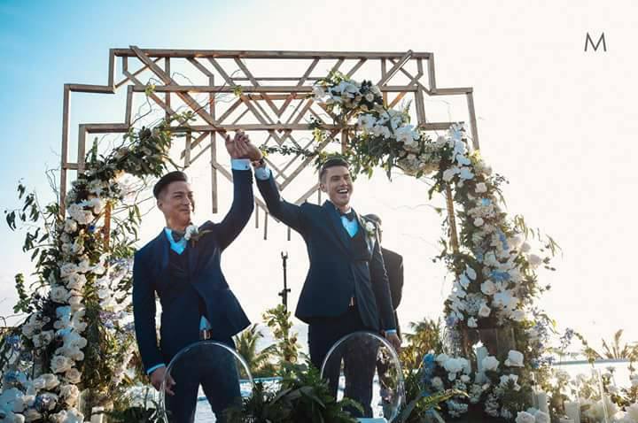 Netizens In Heated Debate Over Viral Pictures Of Same-Sex Couple's Marriage - World Of Buzz