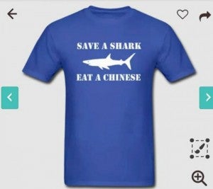 Online Store Removes &Quot;Save A Dog, Eat A Chinese&Quot; T-Shirts - World Of Buzz 2
