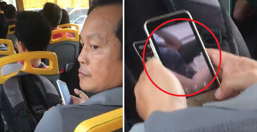 Pervert Caught Taking Picture Of Malaysian Girl Who's Asleep On The Bus - World Of Buzz 1