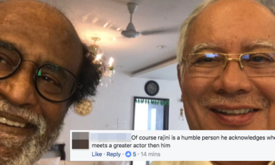 Prime Minister Najib Met Superstar Rajinikanth, Malaysians Post Hilarious Comments - World Of Buzz 3