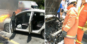 SECOND Perodua Axia Caught Fire Within Two Days! - World Of Buzz 1