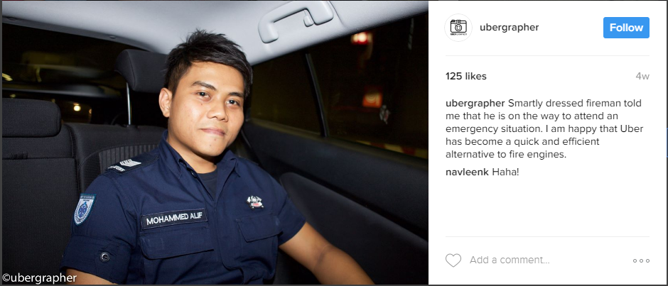 Singaporean Uber Driver Gains Attention As Ubergrapher - World Of Buzz 3