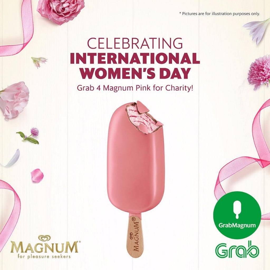 [TEST] This International Women's Day, Celebrate With FOUR Pink Magnums Delivered by Grab! - World Of Buzz 4