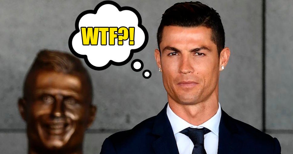 This Statue Of Christiano Ronaldo Has Netizens Laughing Their Heads Off - World Of Buzz 4