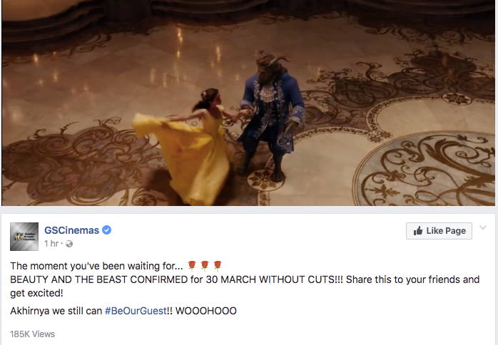 Update: Beauty And The Beast Coming To Malaysia On 30th March! - World Of Buzz 1