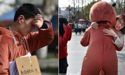 Chinese Man Sells &Quot;Bear Hugs&Quot; To Raise Money For Son'S Cancer Treatment - World Of Buzz 9