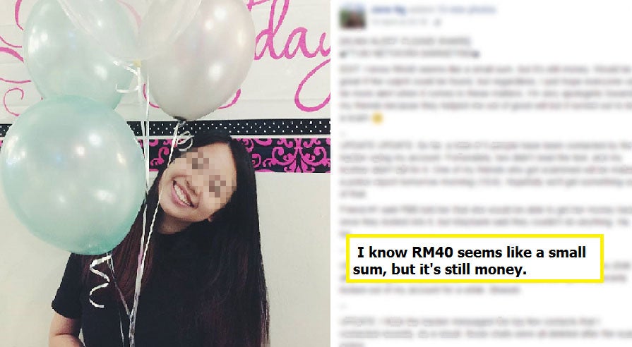 Malaysian Girl Warns Others To Be Careful If Friends Suddenly Ask To Borrow Money Online - World Of Buzz 7