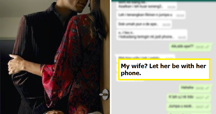 Malaysian Man Cheats On Wife Because 'She Is Always On Her Phone' - World Of Buzz 1