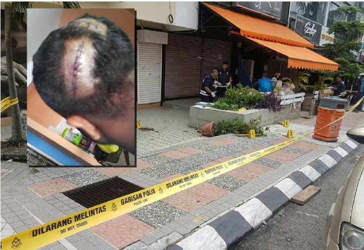 Malaysian Policemen Gets Beaten Up by Gang Members in Bangsar, Suspects Arrested - World Of Buzz 1