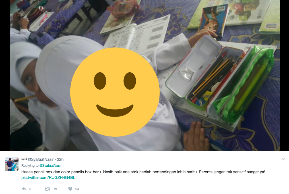 Malaysian Teacher Shocked to See What Her Student Uses as a Pencil Case - World Of Buzz 1