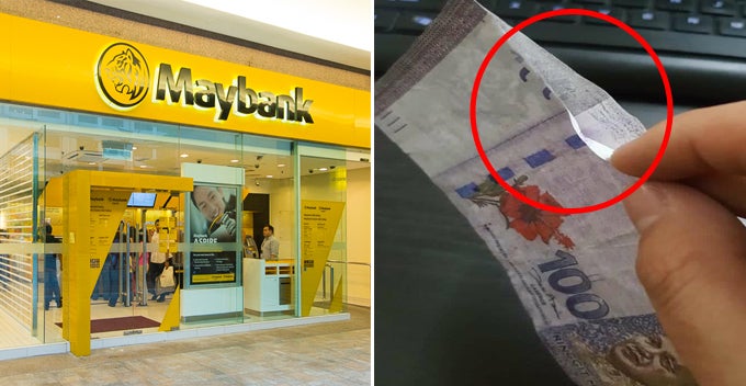 Malaysian Woman Allegedly Receives Damaged And Fake Rm100 Banknotes Over Counter - World Of Buzz
