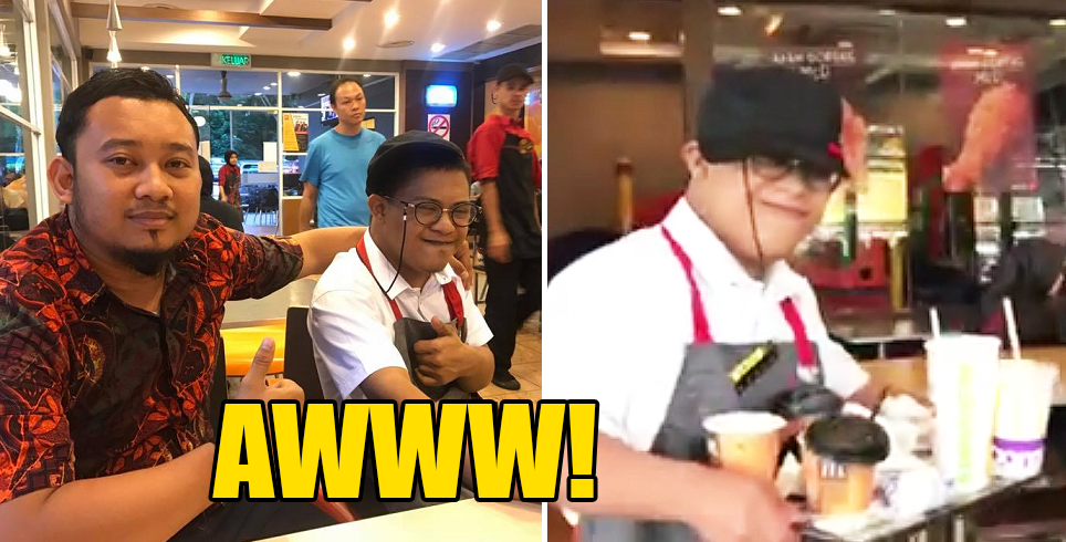 Malaysian Youth With Down Syndrome Excited for His First Day At Mc Donald's - World Of Buzz 2