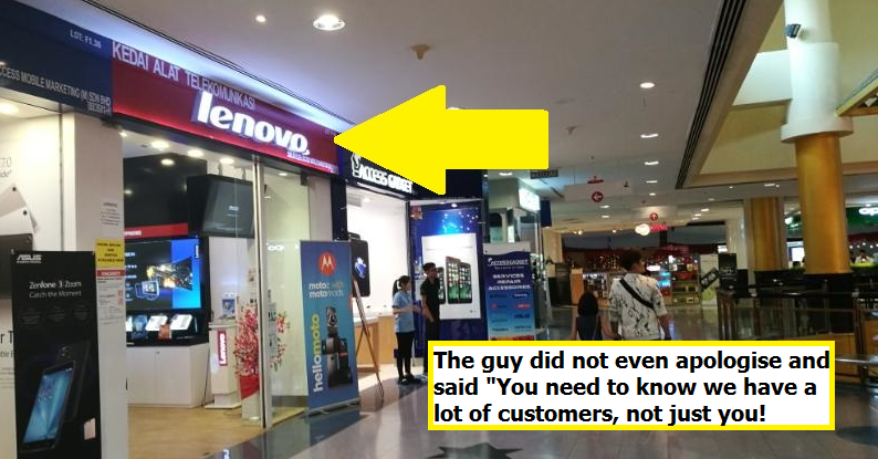 Sunway Pyramid's Lenovo Staff Scammed Student For Just Looking At Her Laptop - World Of Buzz